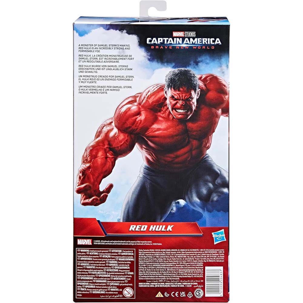 Marvel Studios Captain America Brave New World Red Hulk F9299: Figura de acción
