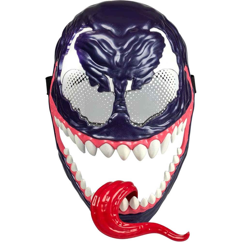 Marvel Spider-Man VenomVersus Máscara de Venom con Lengua Movible G0729, máscaras de juego de rol