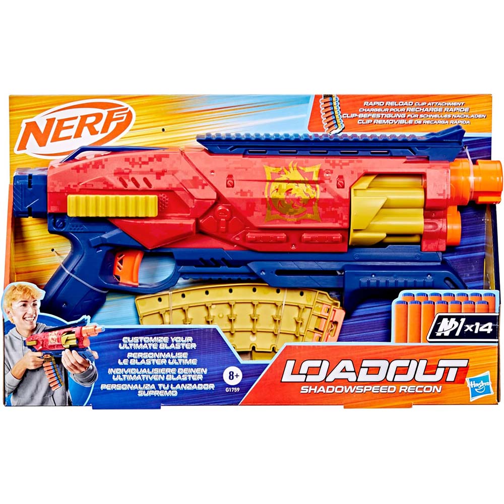 NERF Loadout Shadowspeed Recon G1759, lanzadores de juguete