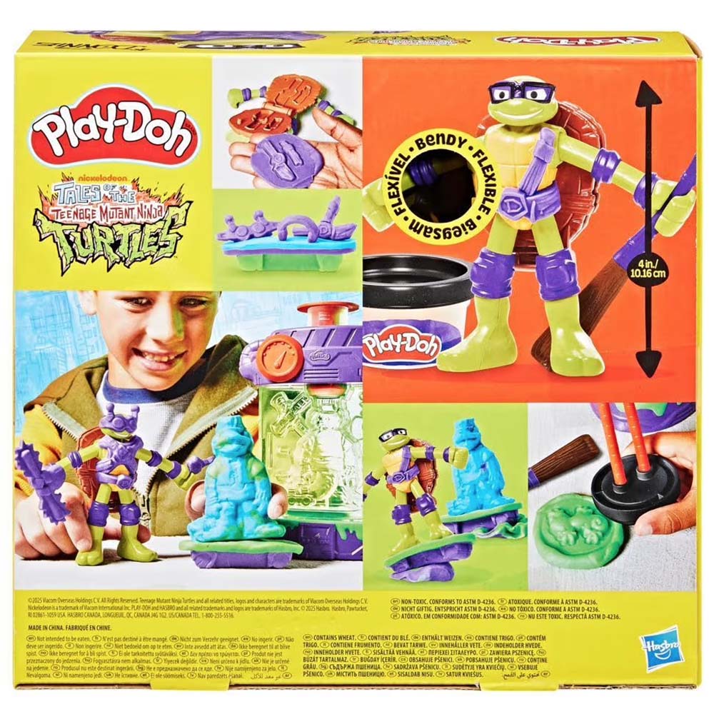 Play-Doh Teenage Mutant Ninja Turtles Mutation Station Playset G0557, masas y moldeo