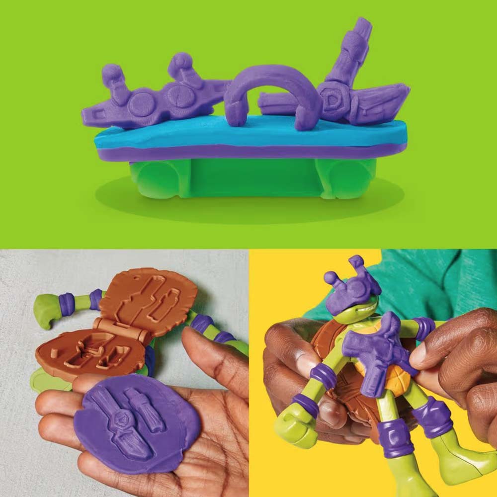 Play-Doh Teenage Mutant Ninja Turtles Mutation Station Playset G0557, masas y moldeo