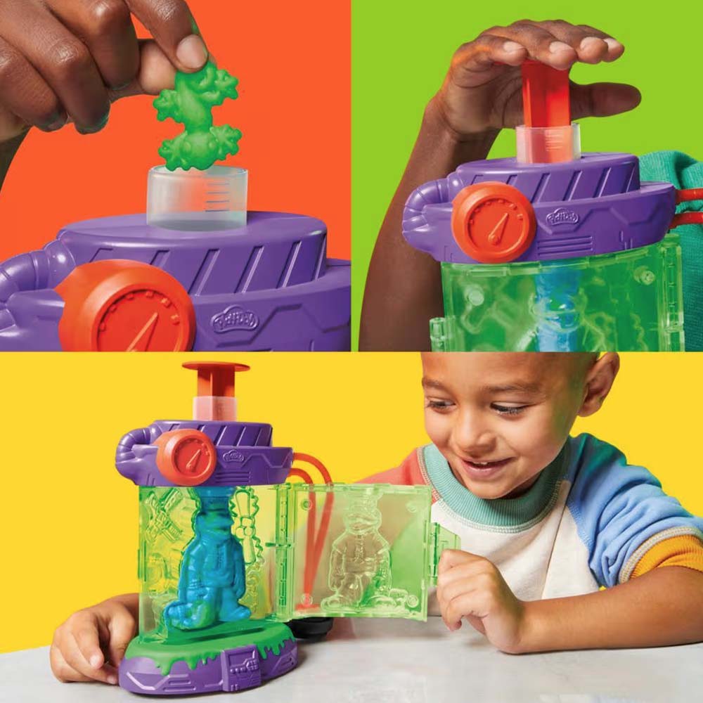 Play-Doh Teenage Mutant Ninja Turtles Mutation Station Playset G0557, masas y moldeo