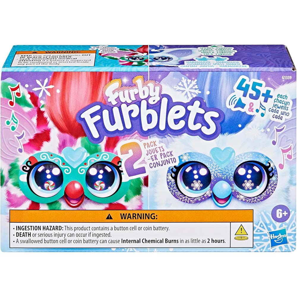 Furby Furblets – 2 Besties de Vacaciones Felices, juguetes interactivos