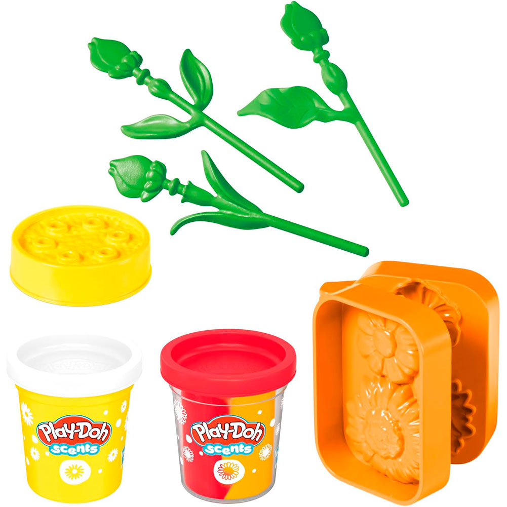 Play-Doh Girasol y Margaritas G1897, masas y moldeo