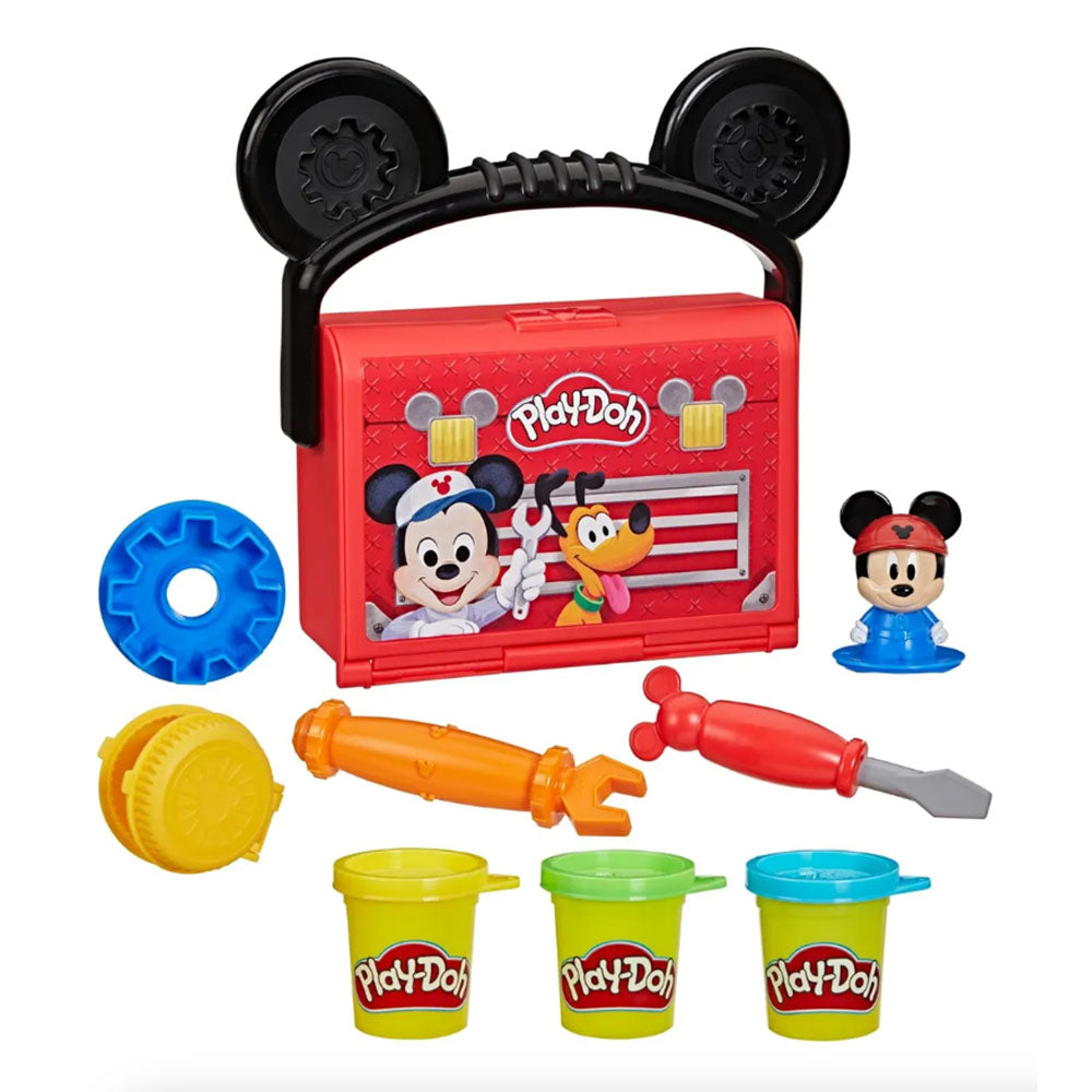 Play-Doh Mickey Mouse Garaje en Movimiento G2326, masas y moldeo