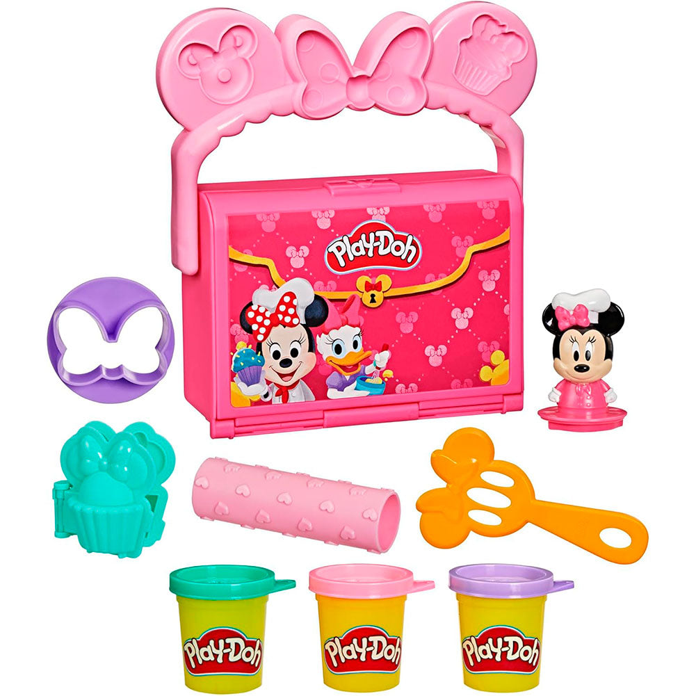 Play-Doh Minnie Mouse Panadería sobre la Marcha G2326, masas y moldeo