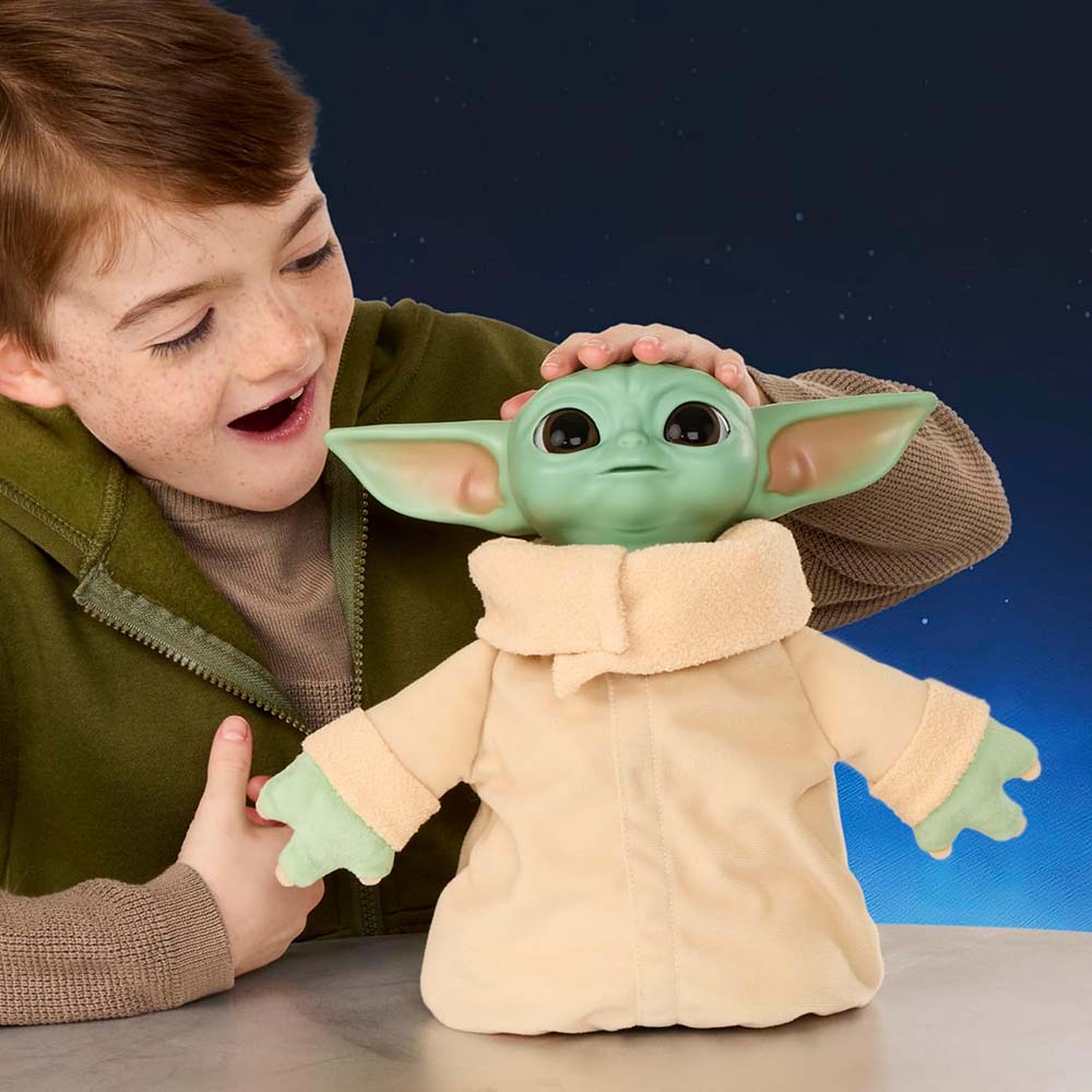 Star Wars The Mandalorian – Grogu Interactivo con Sonidos y Movimientos G3088, juguetes interactivos