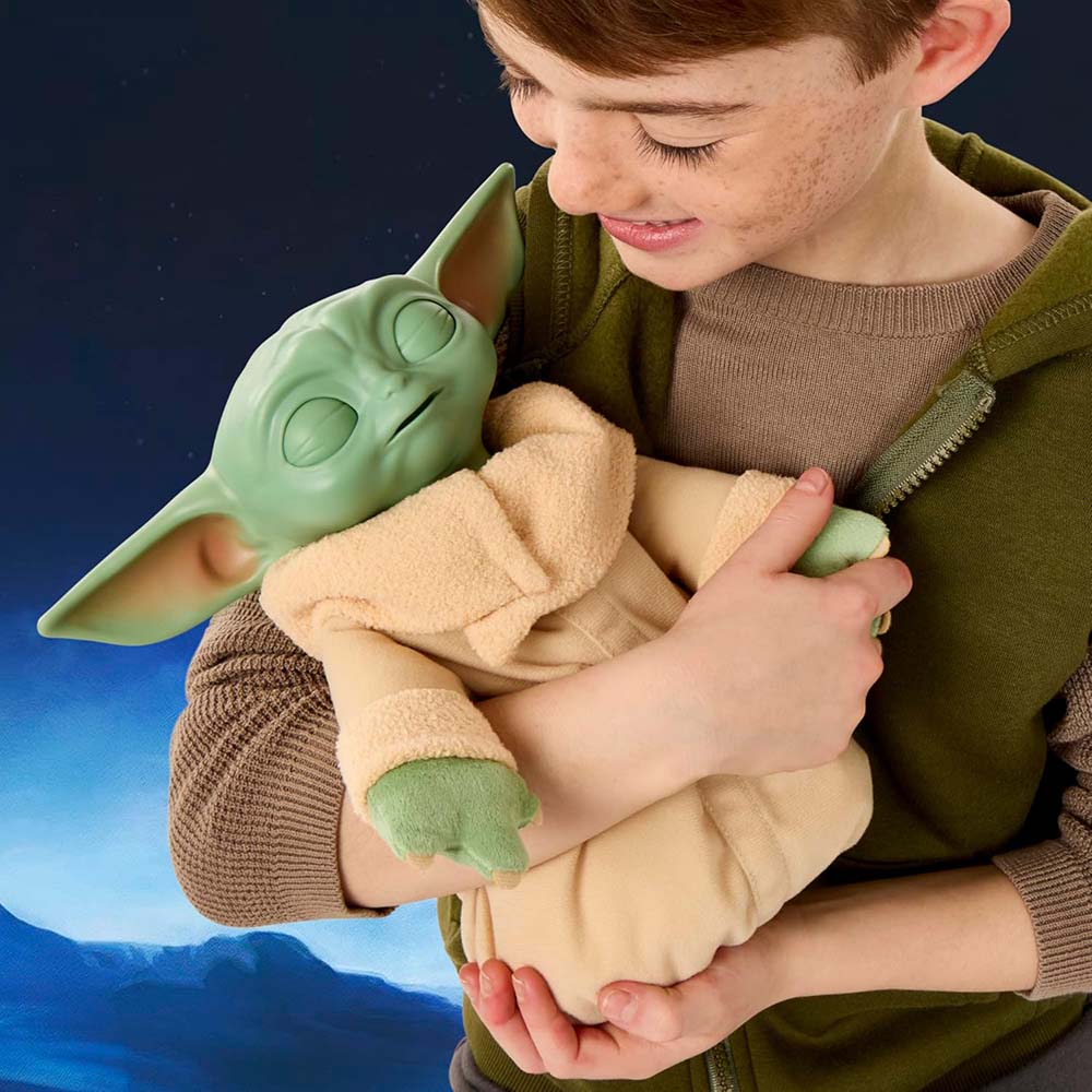 Star Wars The Mandalorian – Grogu Interactivo con Sonidos y Movimientos G3088, juguetes interactivos