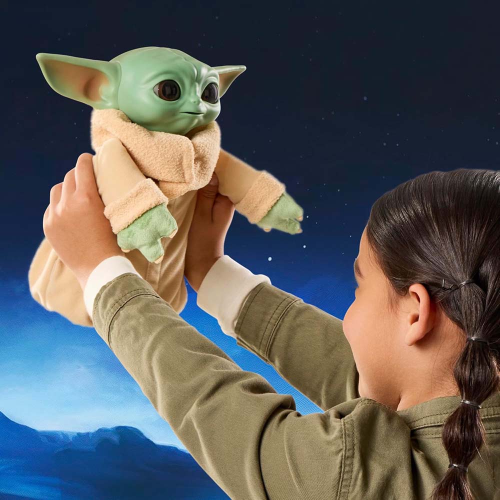 Star Wars The Mandalorian – Grogu Interactivo con Sonidos y Movimientos G3088, juguetes interactivos