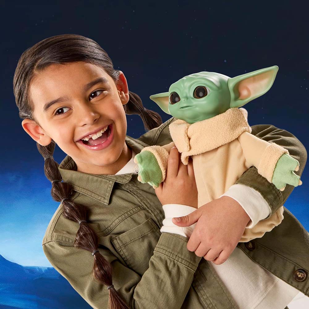 Star Wars The Mandalorian – Grogu Interactivo con Sonidos y Movimientos G3088, juguetes interactivos