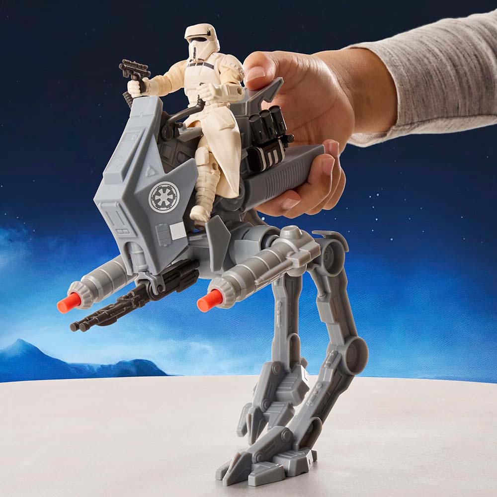 Star Wars ActionVerse AT-RT y Conductor Imperial Remanente de AT-RT G2840, figuras de acción