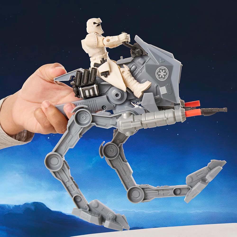 Star Wars ActionVerse AT-RT y Conductor Imperial Remanente de AT-RT G2840, figuras de acción