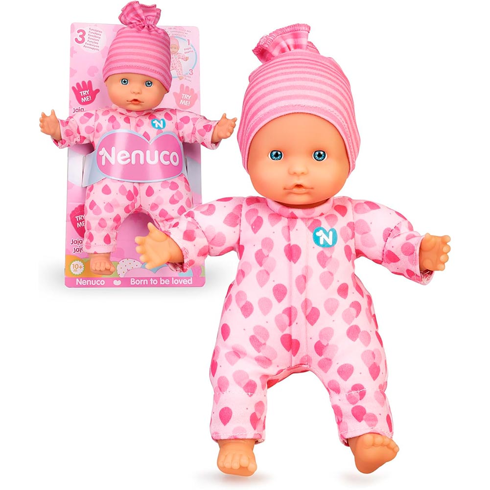 Nenuco Baby 3 Funciones - Rosa Gotas 700012836: Muñeca - Edad 1+