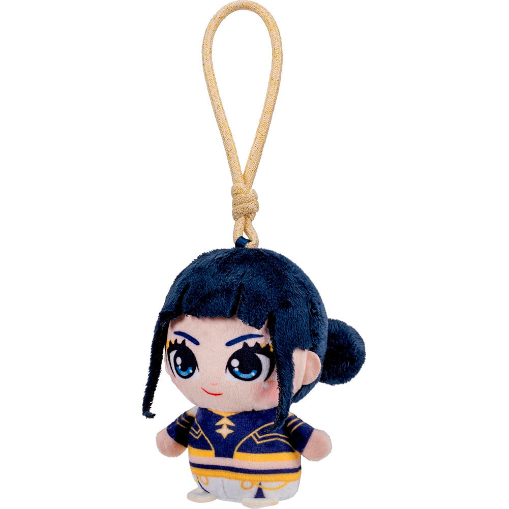 KPop Demon Hunters Jazwares: Clip de Peluche Coleccionable de Zoey de 10 cm - Edad 6+