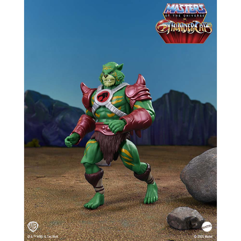 Battle Cat-Man Masters of the Universe x ThunderCats - Edición Origins JFW95, figuras de acción