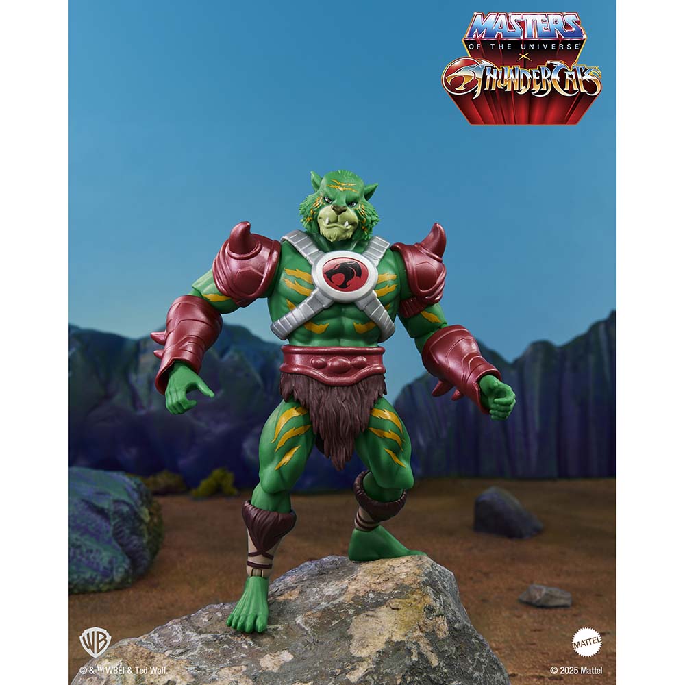 Battle Cat-Man Masters of the Universe x ThunderCats - Edición Origins JFW95, figuras de acción