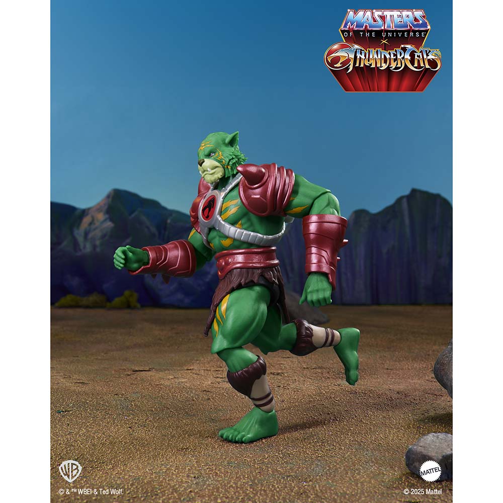 Battle Cat-Man Masters of the Universe x ThunderCats - Edición Origins JFW95, figuras de acción