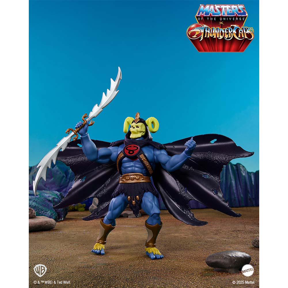 Skell-Ra Masters of the Universe x ThunderCats - El Malviviente Eterno de Eternia JFX01, figuras de acción
