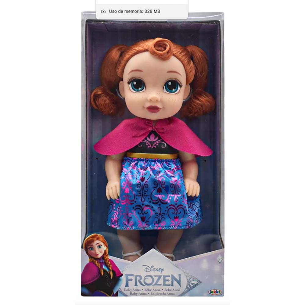 JAKKS Pacific – Disney Frozen Bebé 26 cm Anna, muñecas y muñecos