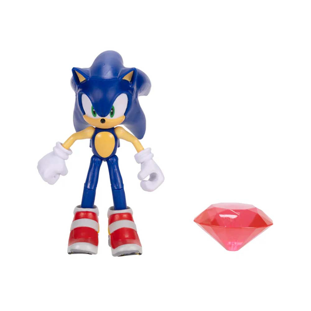 Sonic Figura 4 Pulg Jakks Pacific Wave 20 Sonic, figuras de acción