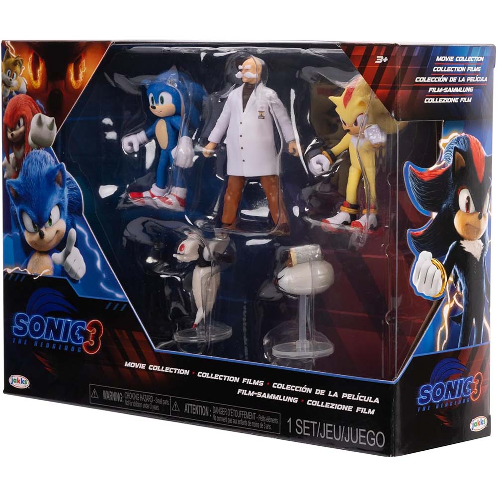 Set de Figuras Sonic The Hedgehog 3 – Movie Collection | Jakks Pacific (Producto Oficial), figuras de acción