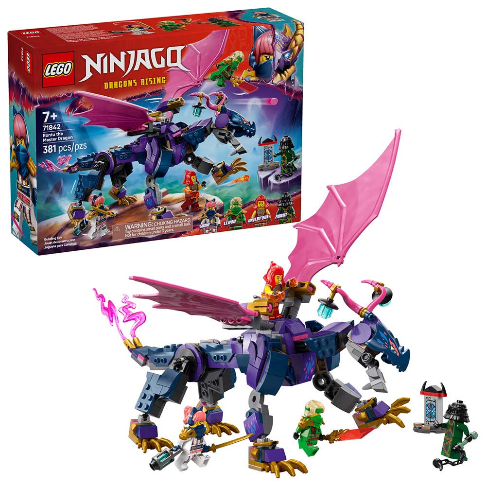 LEGO Ninjago Dragón Maestro Rontu 71842, sets de construcción