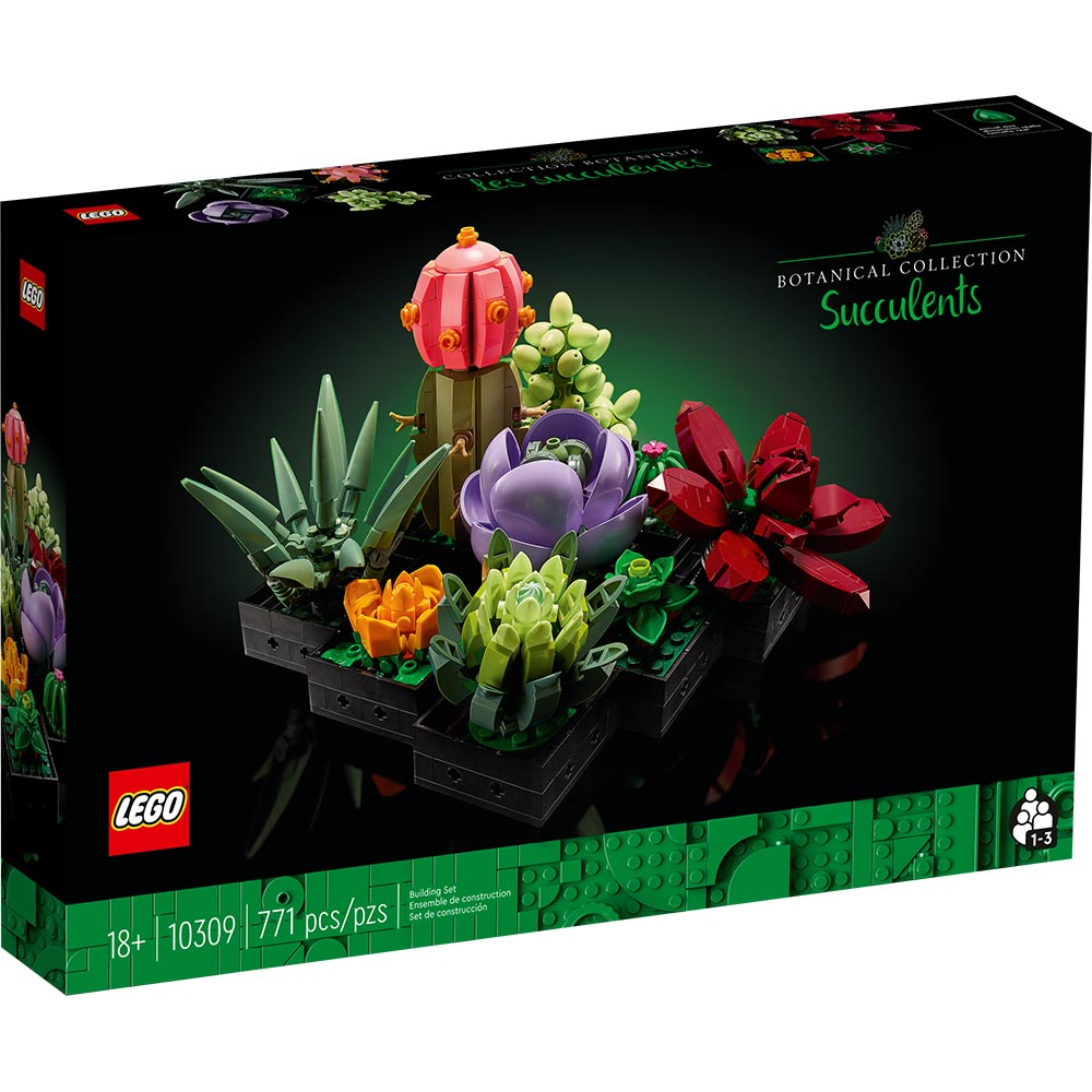 LEGO Botanical Collection Suculentas 10309: Set de construcción de 771 piezas - Edad 18+