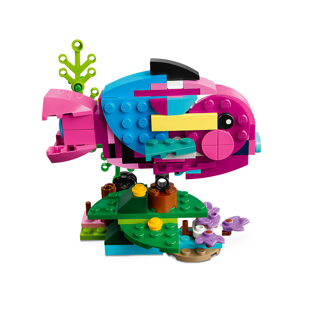 LEGO Creator Loro Rosa Exótico 31144