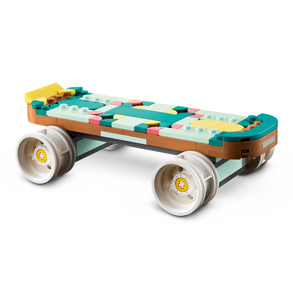LEGO Creator 2 en 1 Patín Retro 31148: Set de construcción de 342 piezas - Edad 8+