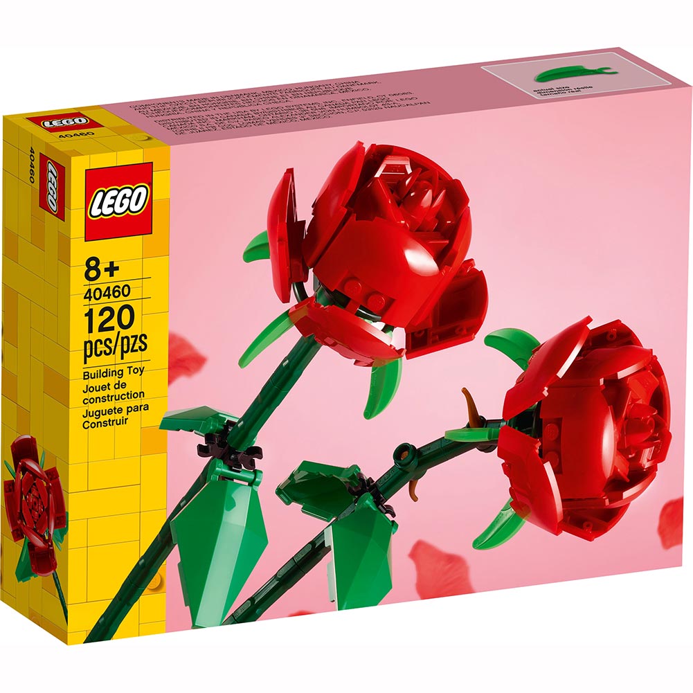 LEGO Rosas 40460: Set de construcción de 120 piezas - Edad 8+