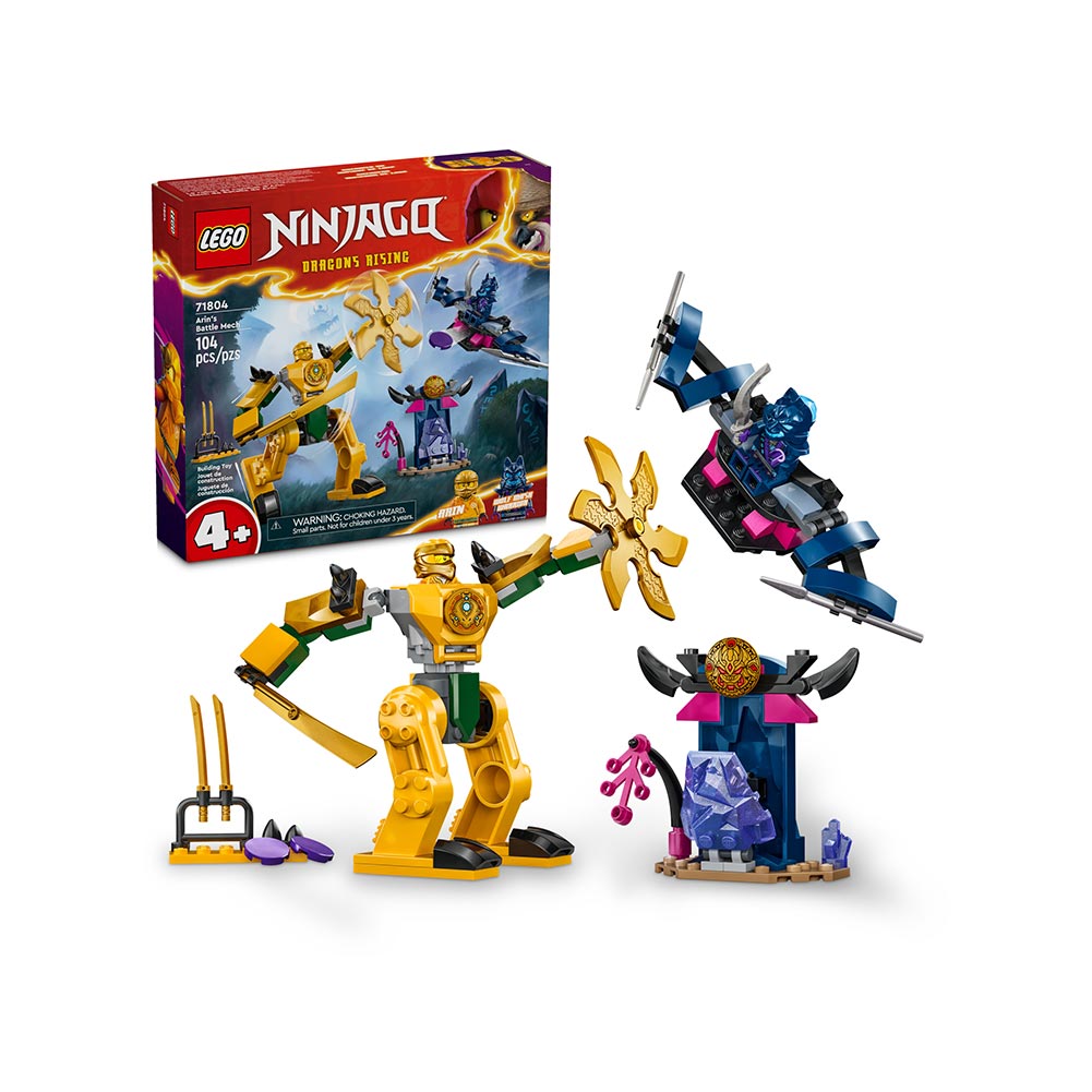 LEGO Ninjago Meca de Arin 71804: Set de construcción de 104 piezas - Edad 4+