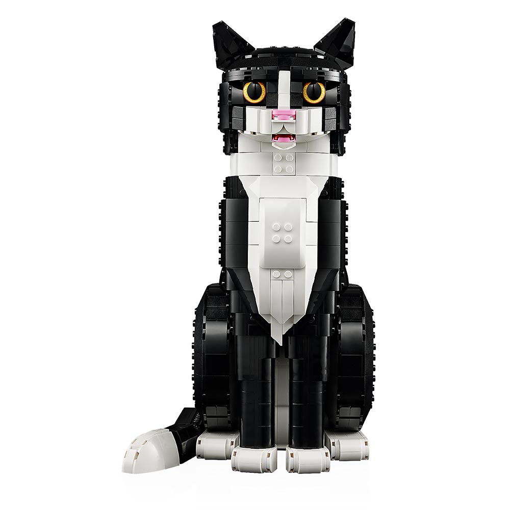 LEGO Ideas Gato Bicolor 21349: Set de construcción de 1710 piezas - Edad 18+