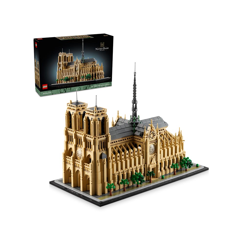 LEGO Notre Dame de Paris 21061: Set de construcción de 4383 piezas - Edad 18+