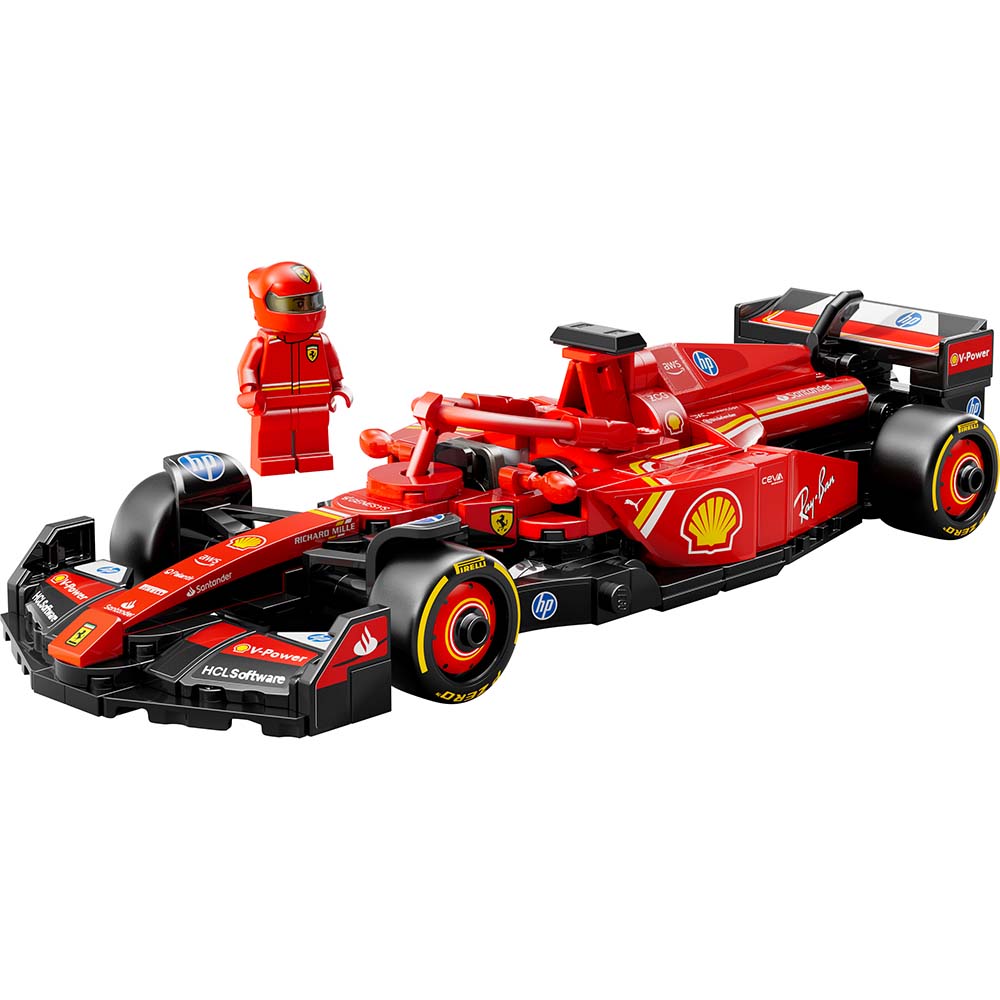 LEGO Coche de Carreras Ferrari SF-24 F1 77242: Set de construcción de 275 piezas - Edad 10+