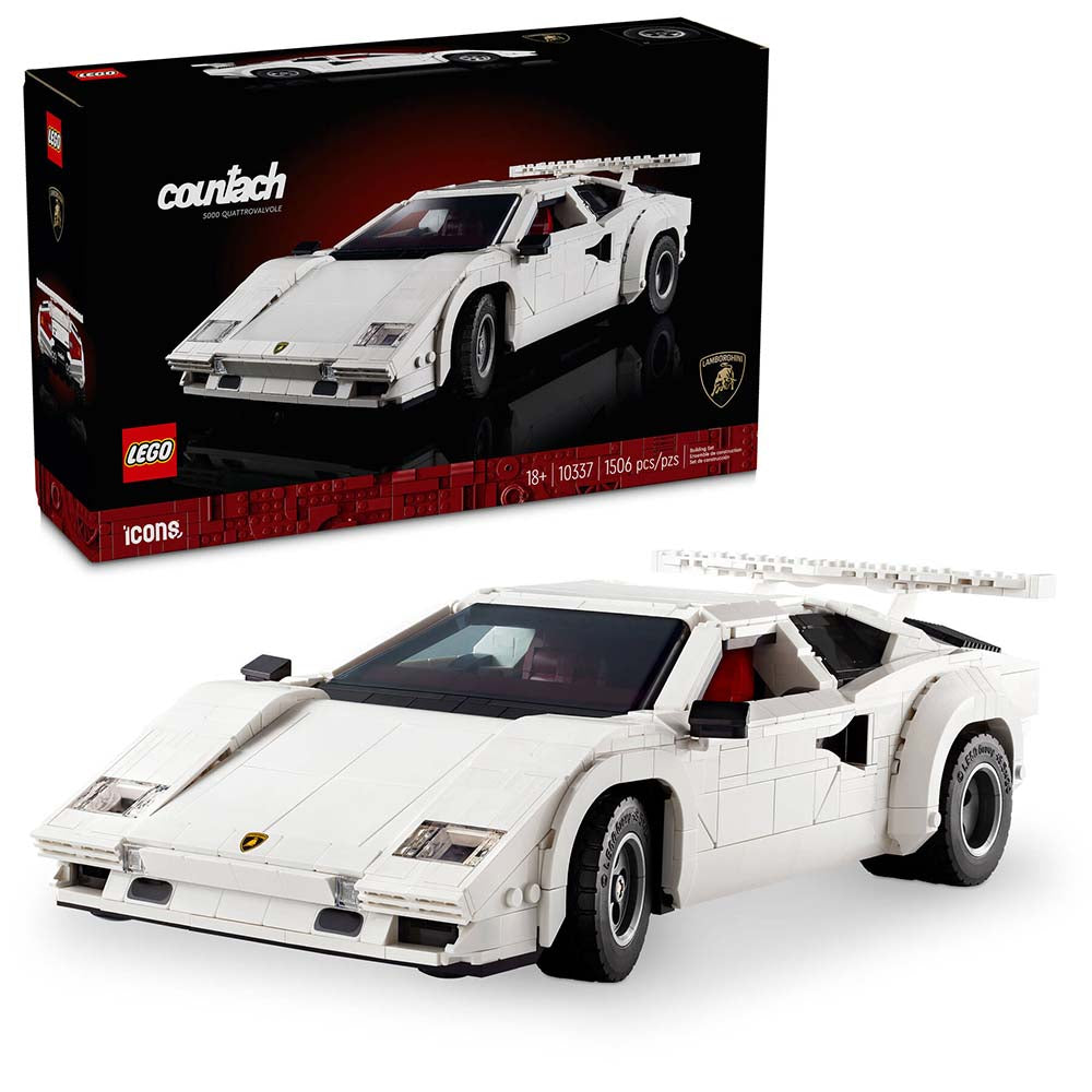 LEGO Icons Lamborghini Countach 5000 Quattrovalvole 10337, sets de construcción