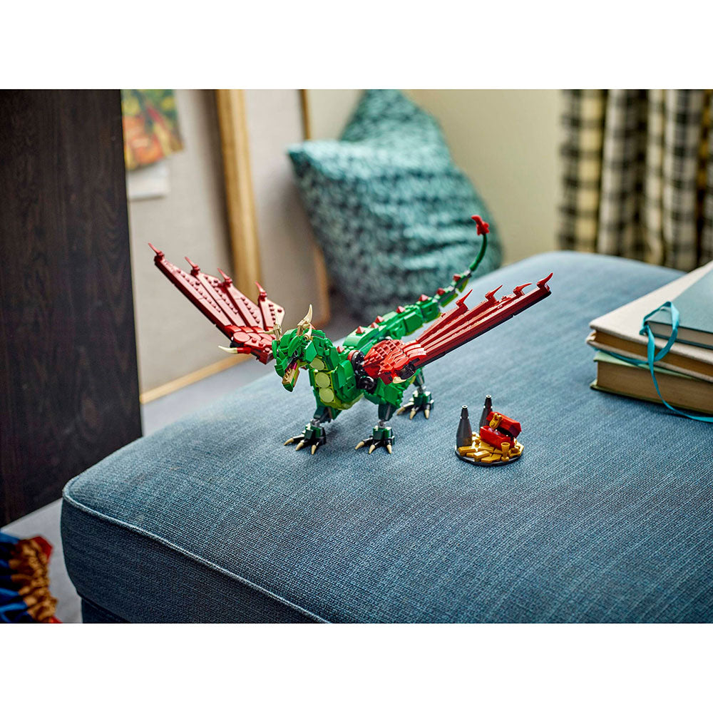 LEGO Creator 3 en 1 Dragon Medieval 31161, sets de construcción