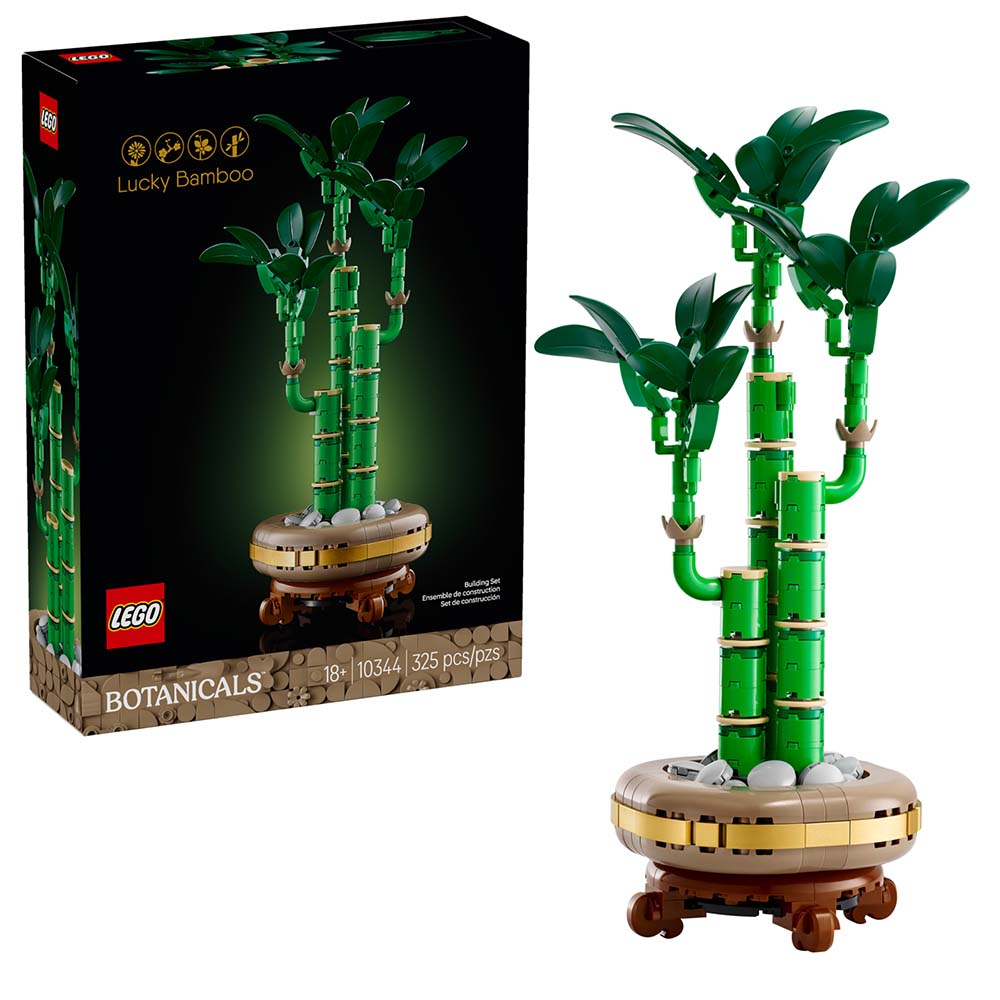 LEGO Botanical Collection Bambú de la Suerte 10344, sets de construcción