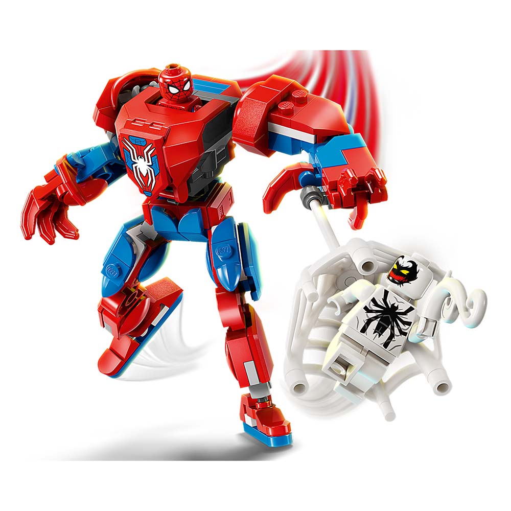 LEGO Marvel Armadura Robótica de Spider-Man vs. el Anti-Venom 76308: Set de construcción de 107 piezas - Edad 6+