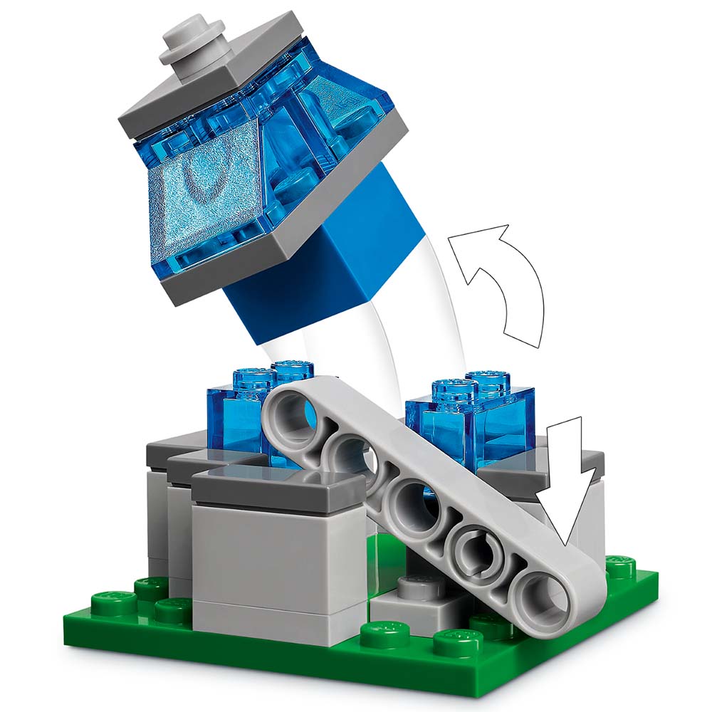 LEGO Minecraft El Ataque a la Aldea del Globo de Ghast 21273: Set de construcción de 555 piezas - Edad 10+