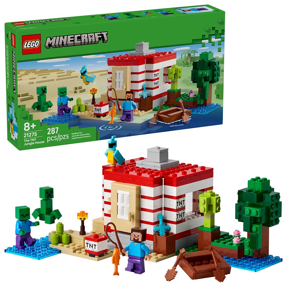 LEGO La Casa-Dinamita de la Selva 21275, sets de construcción