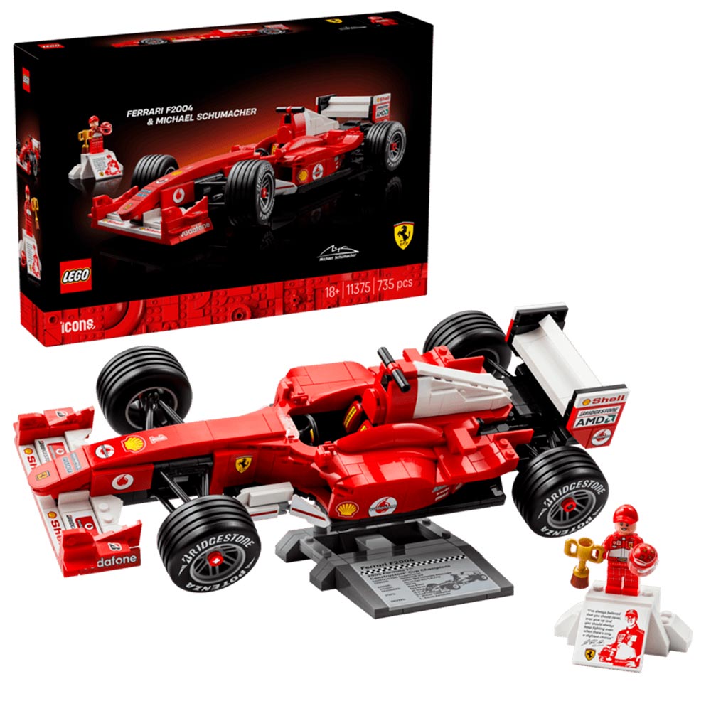LEGO Ferrari F2004 And Michael Schumacher 11375, sets de construcción