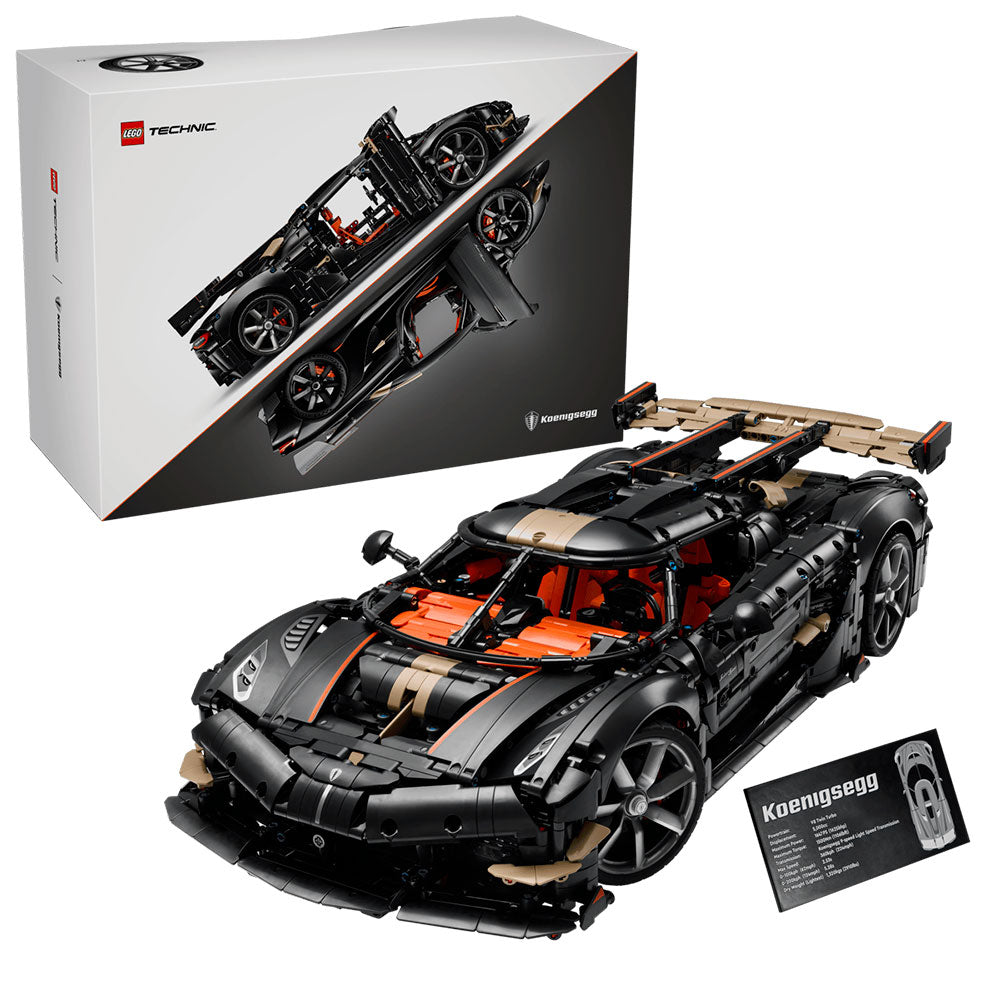LEGO Technic Megacar Koenigsegg Sadair’s Spear: Auto Deportivo de Construcción con 4104 Piezas - Edad 18+