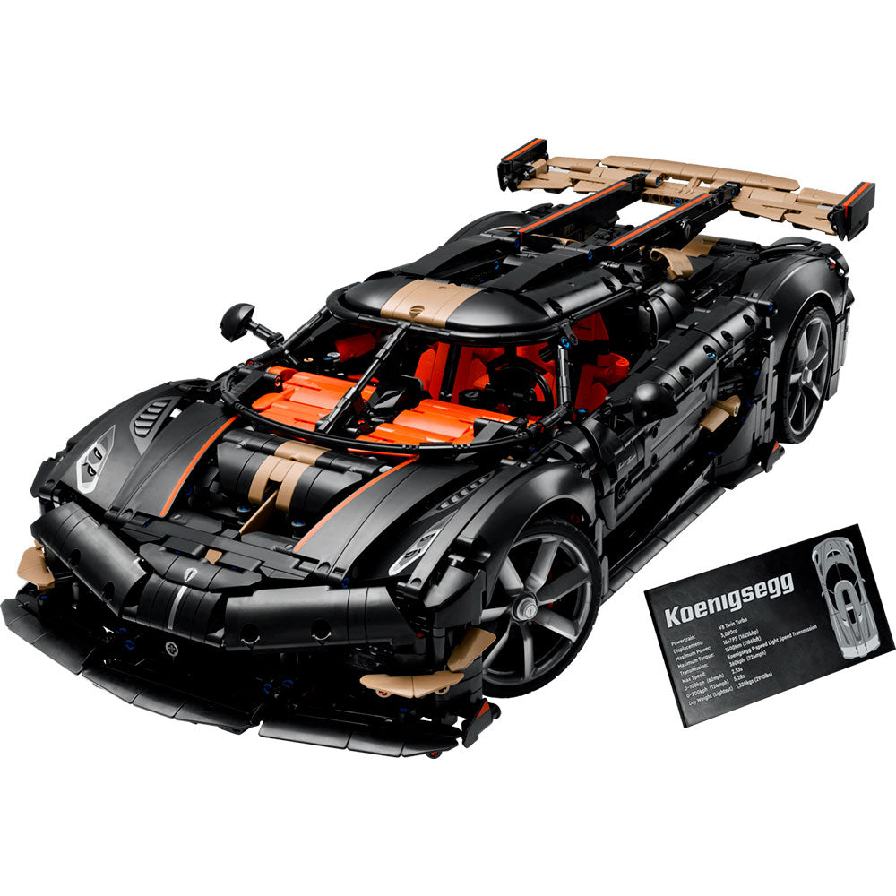 LEGO Technic Megacar Koenigsegg Sadair’s Spear: Auto Deportivo de Construcción con 4104 Piezas - Edad 18+