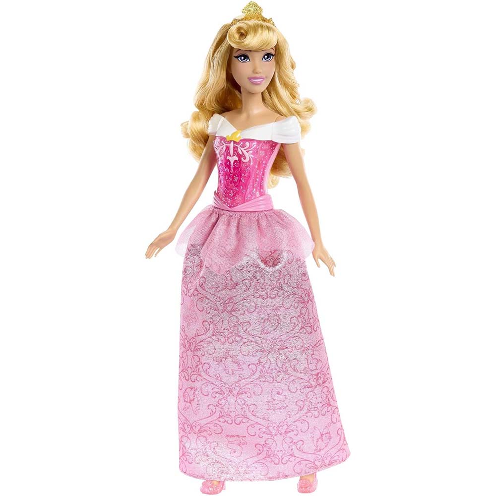 Disney Princess Princesas Faldas Destellantes Aurora HLW02: Muñeca - Edad 3+