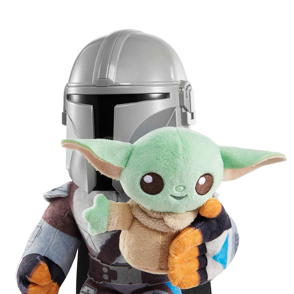 Star Wars Peluche de Baby Yoda de El Mandaloriano, Cuerpo Blando y