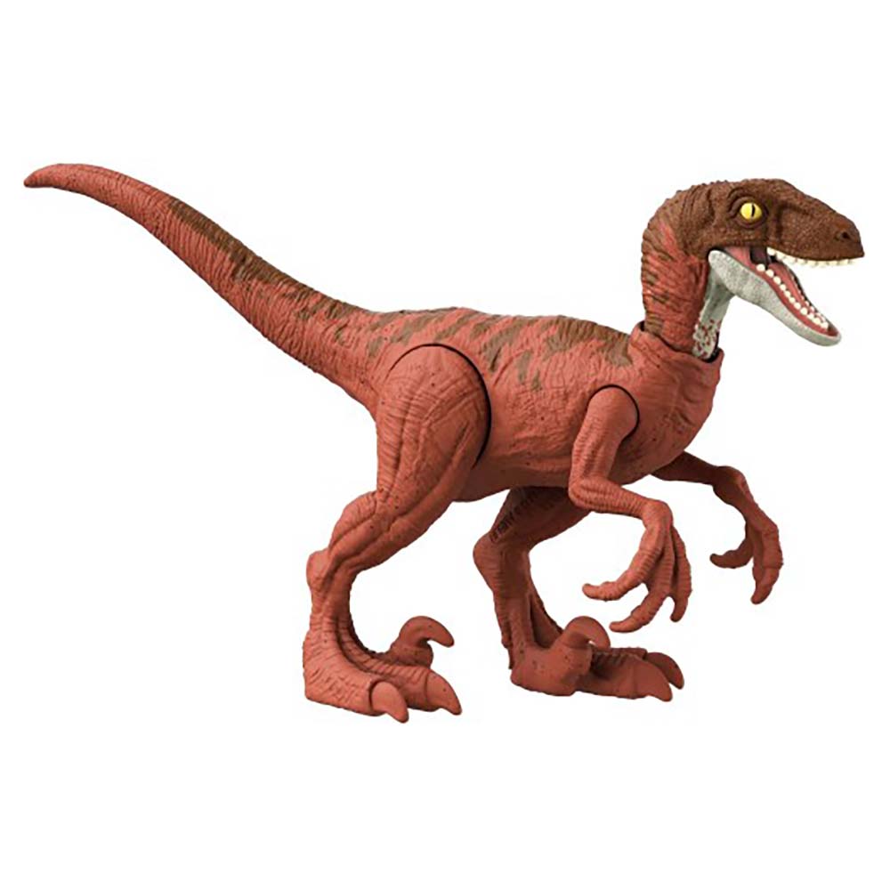 Velociraptor Jurassic World Uncaged - Dinosaurio De Juguete Interactivo Con Sensor Y Sonido, Control Remoto Incluido (Mattel GYN41)