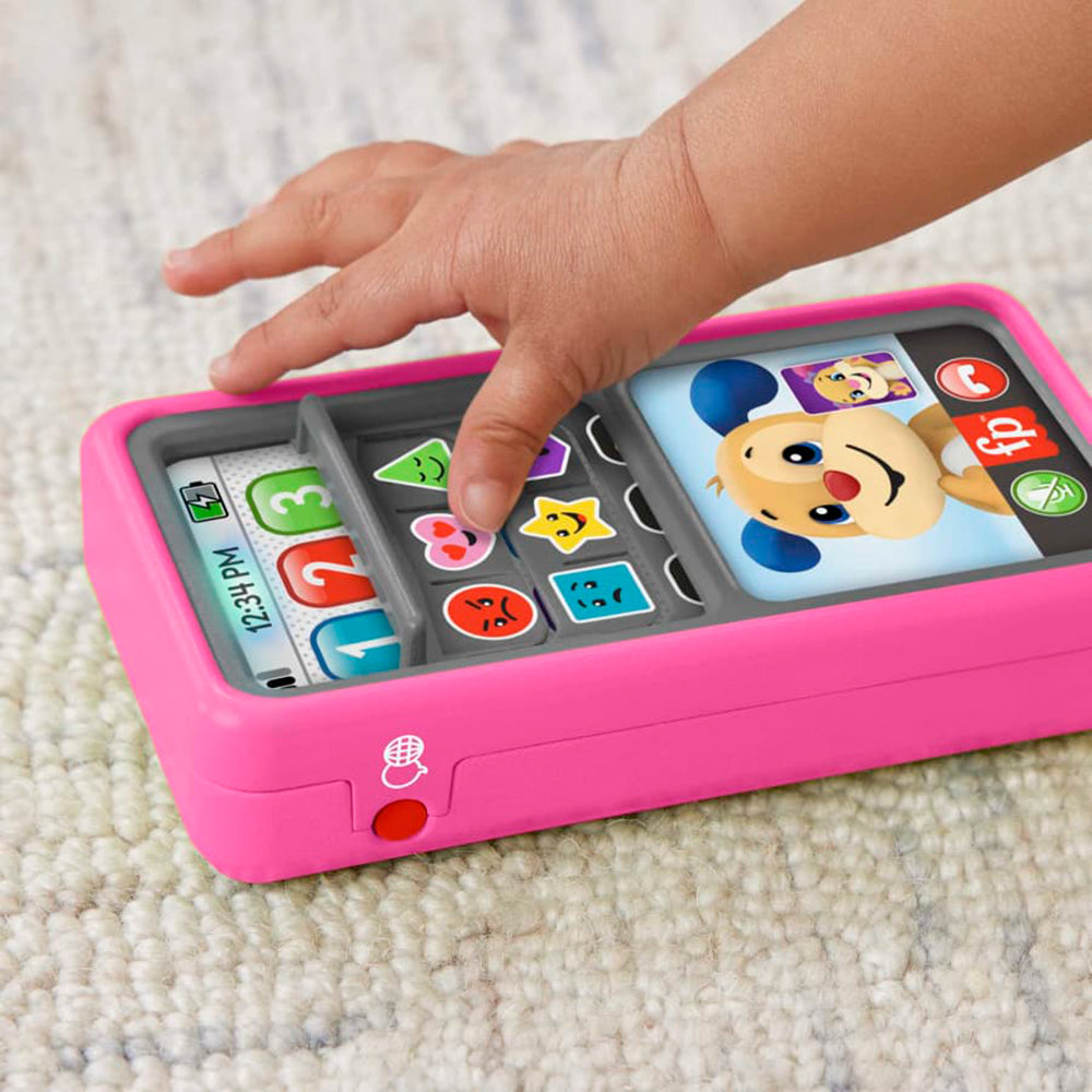 Fisher-Price Smartphone Deluxe de Aprendizaje Rosa HNM82 - Edad 9+