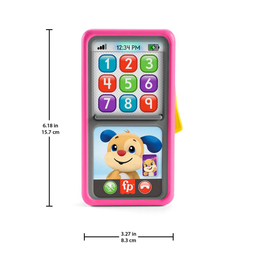 Fisher-Price Smartphone Deluxe de Aprendizaje Rosa HNM82 - Edad 9+