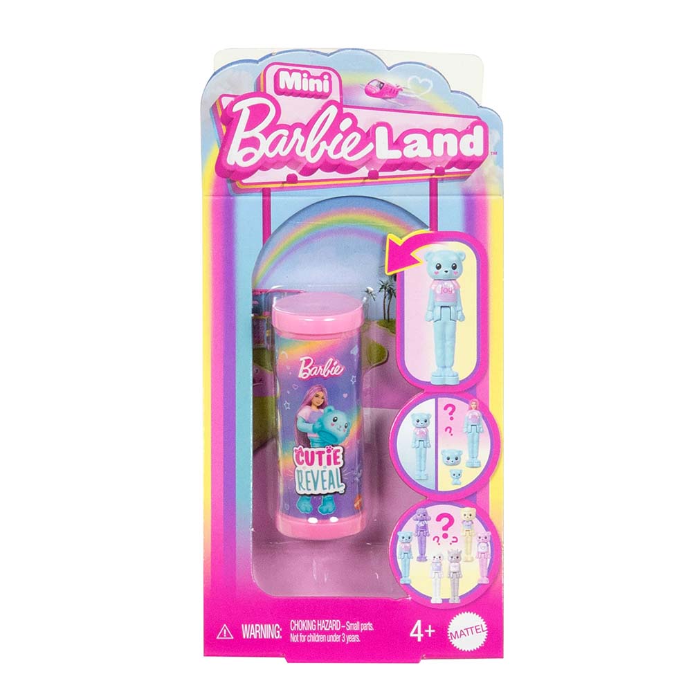 Barbie Mini BarbieLand Muñeca Cutie Reveal Sorpresa JCR15: Coleccionable sorpresa - Edad 3+