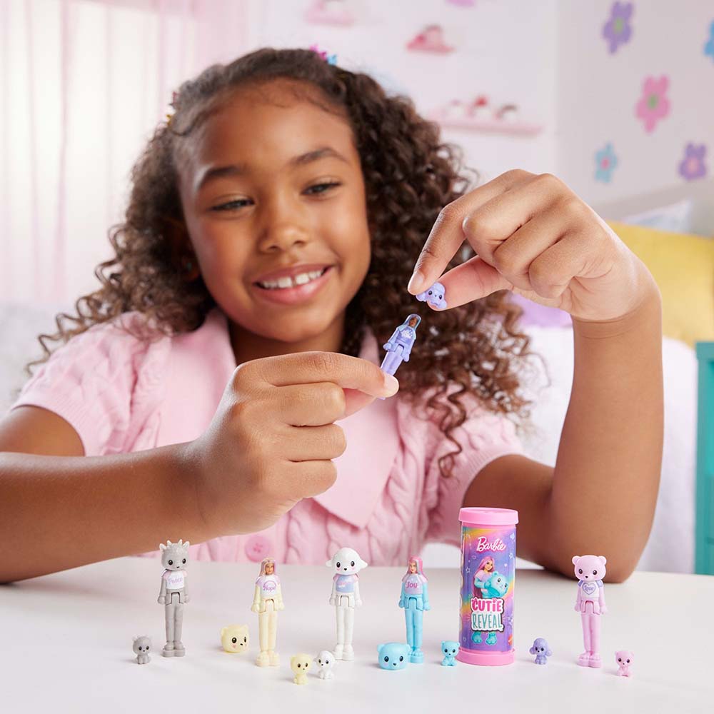 Barbie Mini BarbieLand Muñeca Cutie Reveal Sorpresa JCR15: Coleccionable sorpresa - Edad 3+